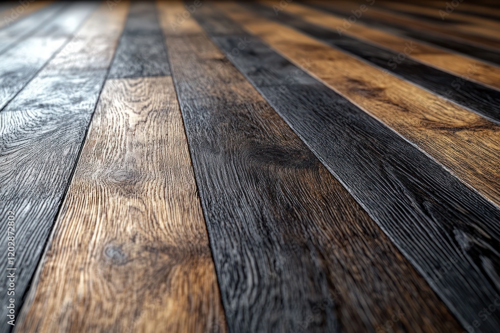 Close-up view of polished wooden floor showcasing rich textures and colors Close-up view of polished wooden floor showcasing rich textures and colors