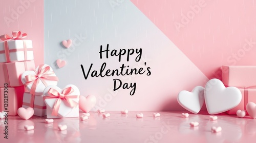 A pink tulip card, a lovely Valentine's Day gift