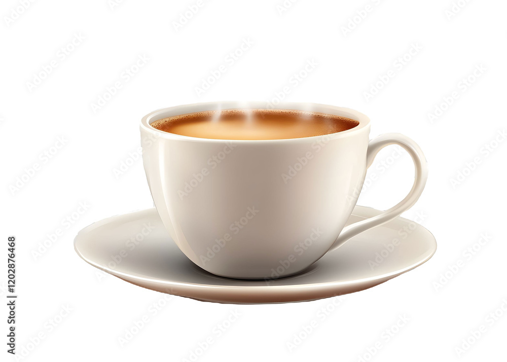 Cup of hot coffee on a transparent background. isolated background. Cup of hot coffee on a transparent background. isolated background.