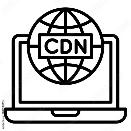 Content Delivery Network (CDN) icon