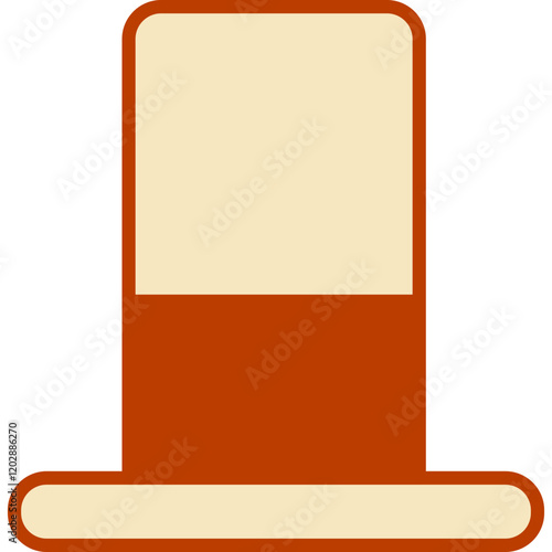 classic top hat illustration