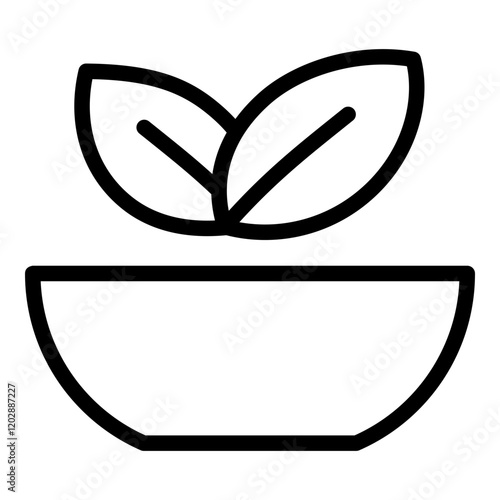 Dietary fiber icon. Vector line icon