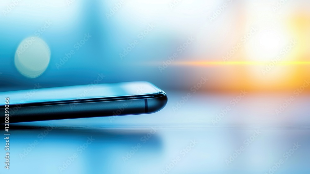 Close-Up of a Smartphone Used for Mobile Payment in a Soft Blurred Background Close-Up of a Smartphone Used for Mobile Payment in a Soft Blurred Background