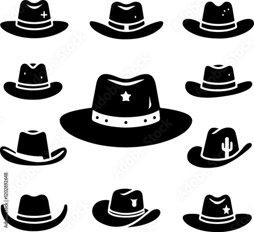 Hat Vector Illustrations for Fashion and Design Projects