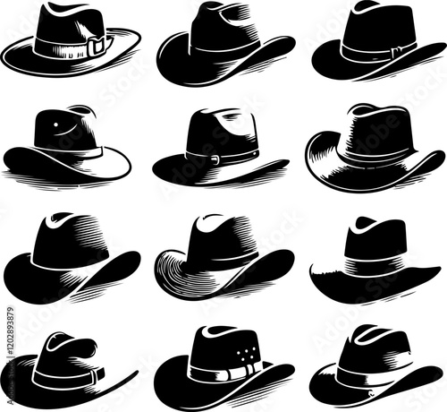 Hat Vector Illustrations for Fashion and Design Projects