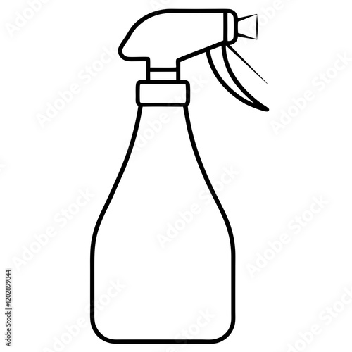 window spray bottle with spray