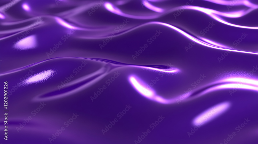 Smooth purple abstract waves with glossy finish Smooth purple abstract waves with glossy finish