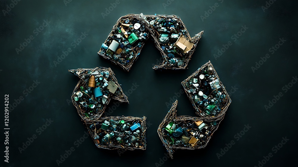 Recycling electronic waste urban setting and conceptual art fusion Recycling electronic waste urban setting and conceptual art fusion