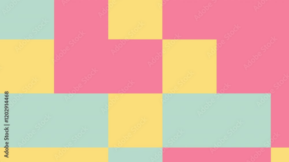 Abstract squares in yellow, blue and pink. A versatile design element for backgrounds, web design, or digital presentations. Abstract squares in yellow, blue and pink. A versatile design element for backgrounds, web design, or digital presentations.