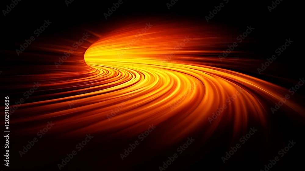 Abstract fiery swirling tunnel leading to light Abstract fiery swirling tunnel leading to light