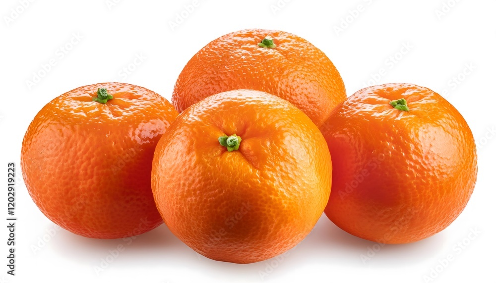 Juicy mandarins arranged on a white background Juicy mandarins arranged on a white background