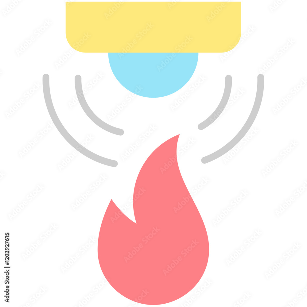 Fototapeta premium Sensor Industry colored Icon Pack