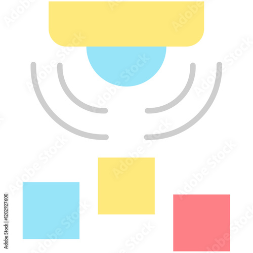 Sensor Industry colored Icon Pack