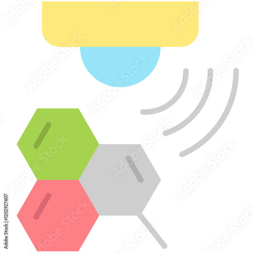Sensor Industry colored Icon Pack