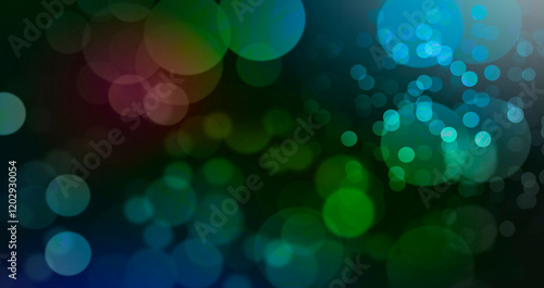 abstract bokeh background Blue and Green