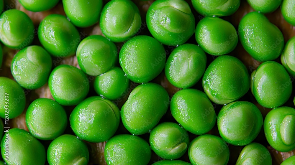 Close-up of freshly picked pea pods, with vibrant green peas visible inside, showcasing their smooth texture and natural freshness in intricate detail. Close-up of freshly picked pea pods, with vibrant green peas visible inside, showcasing their smooth texture and natural freshness in intricate detail.