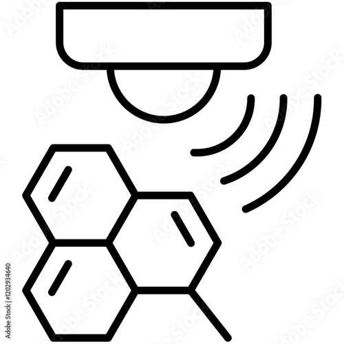 Sensor Industry Outline Icon Pack