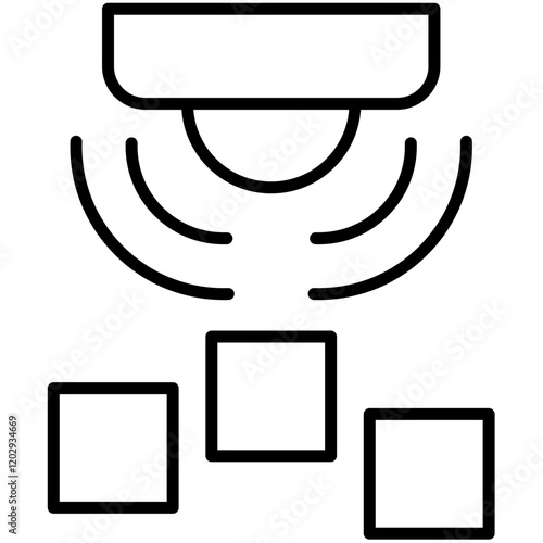 Sensor Industry Outline Icon Pack