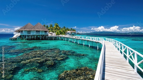 Luxury Overwater Bungalows in Tropical Paradise