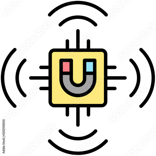 Sensor Industry color Icon Pack 