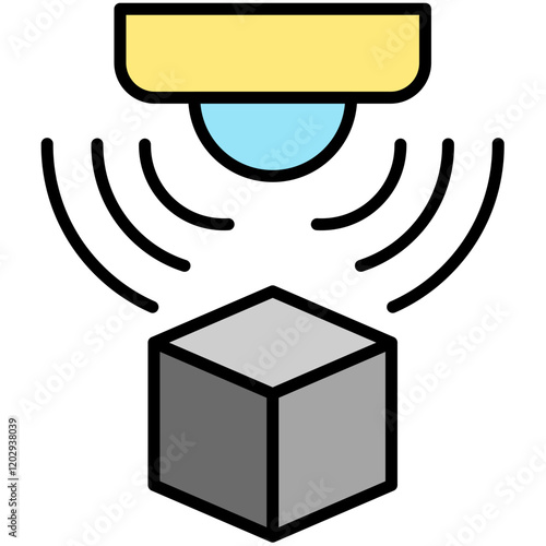 Sensor Industry color Icon Pack 
