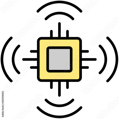 Sensor Industry color Icon Pack 