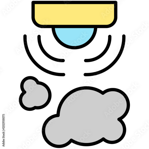 Sensor Industry color Icon Pack 