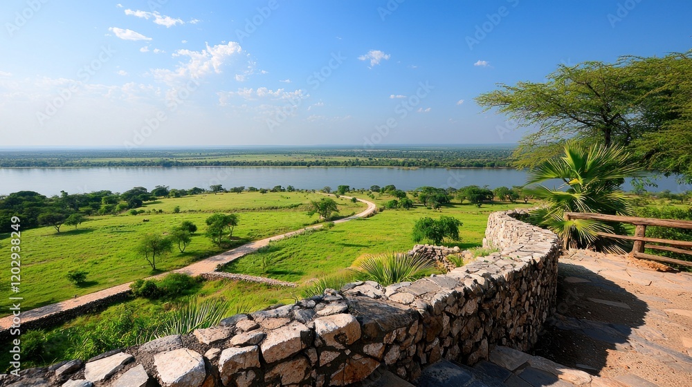 Serene River Landscape