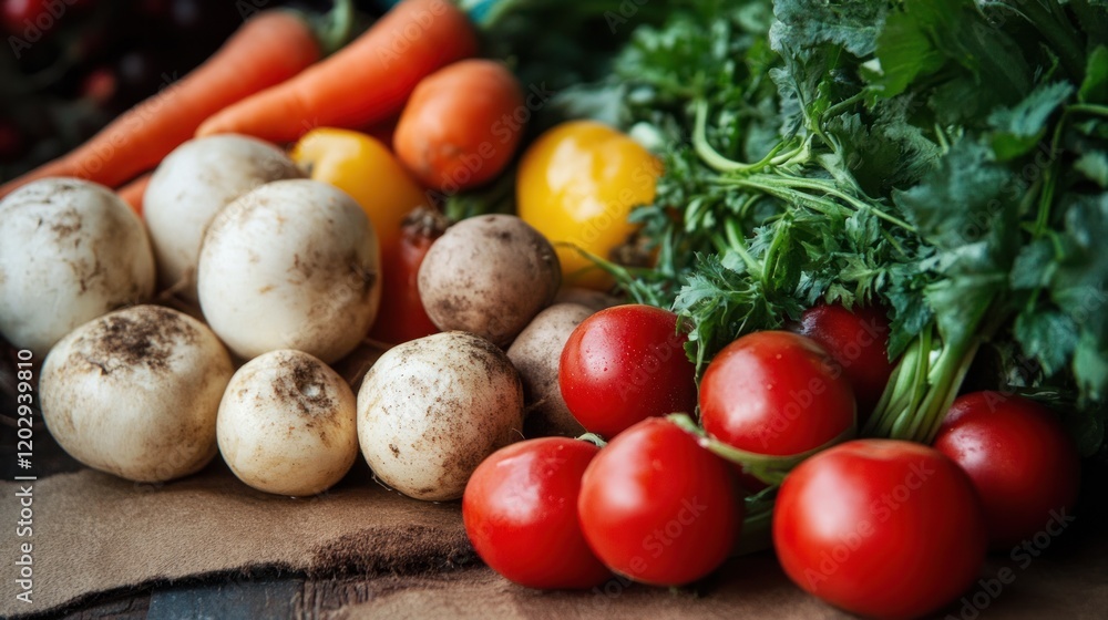 Vibrant Harvest: A Colorful Collection of Fresh Vegetables Vibrant Harvest: A Colorful Collection of Fresh Vegetables