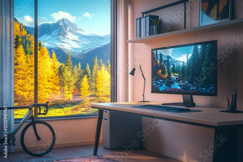 Modern Home Office Setup Sh...
