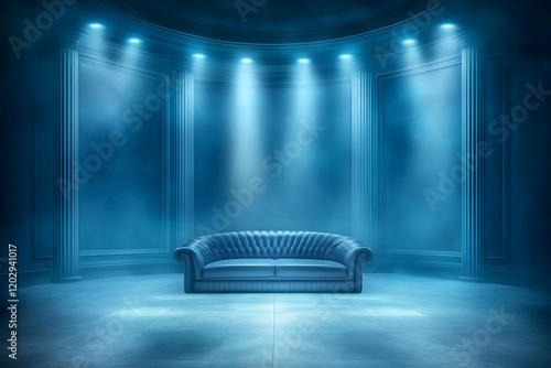 Luxurious Blue Room Feature...