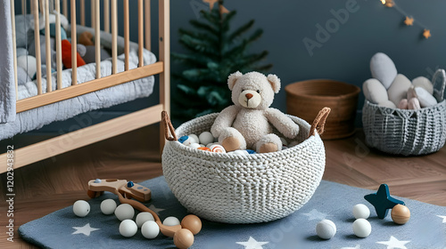 Cozy Nursery Room Features ...