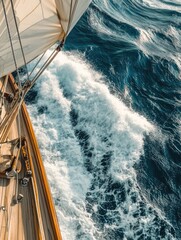 Tableau sur toile  Sailboat on ocean  © Alexandr