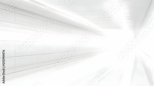 White Futuristic Corridor E...