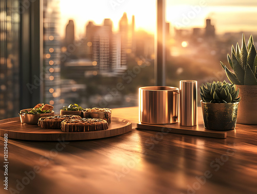 Cozy Breakfast Setup Overlo...