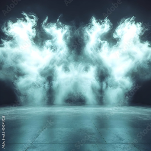 Abstract Background with Gl...