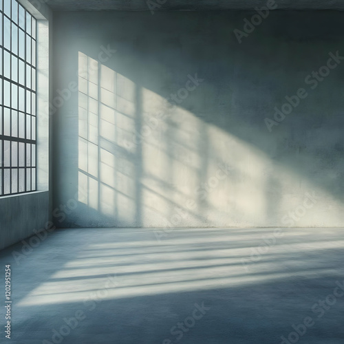 Empty Room with Sunlight St...