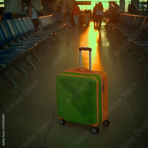 Green and Orange Suitcase S...