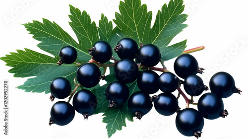 Fresh Black Currants Cluste...