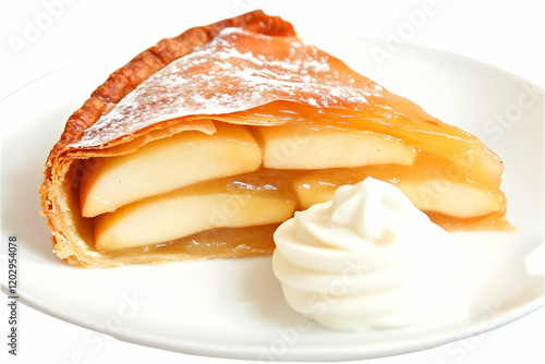 A Slice of Apple Pie Rests ...