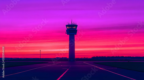 Airport Control Tower Stand...