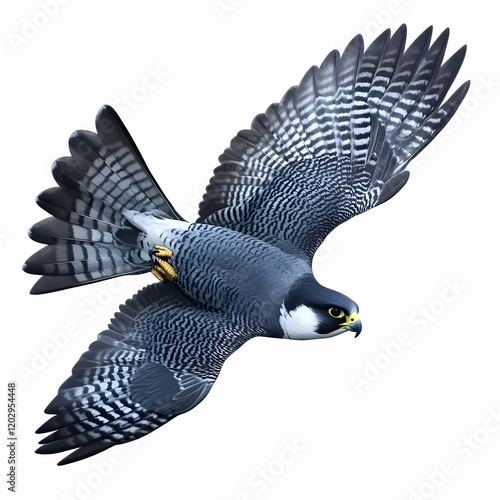 Peregrine Falcon Soaring wi...
