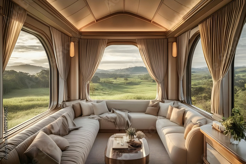 Luxurious Train Carriage In...