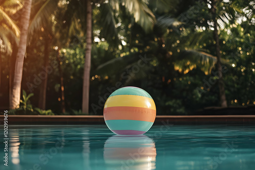 Colorful Beach Ball Floats ...