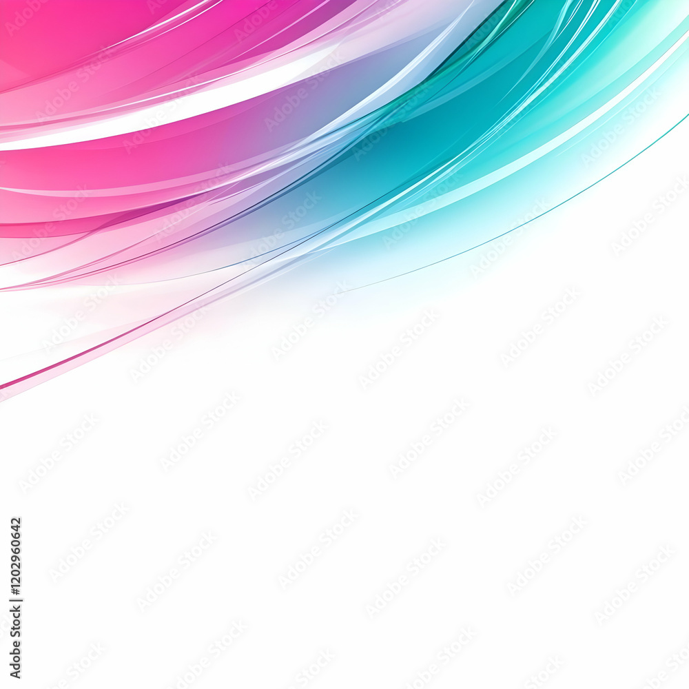 Abstract Background Pink Teal Swirls Abstract Background Pink Teal Swirls