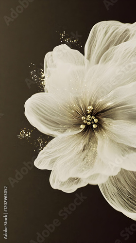 Elegant White Flower Blooms...