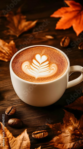 Aromatic Coffee Cup Decorat...