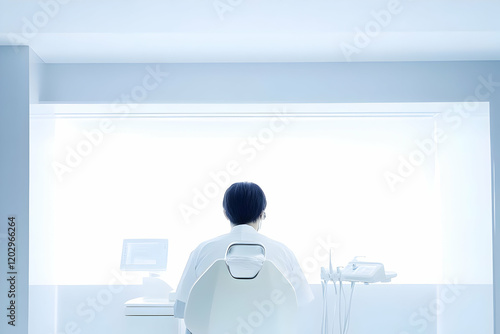 Medical Professional Sits i...