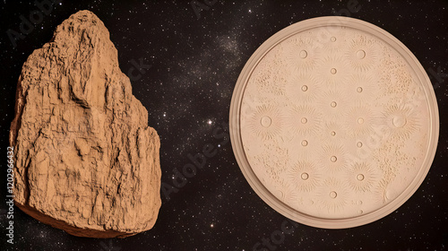 Asteroid and Cratered Disk ...