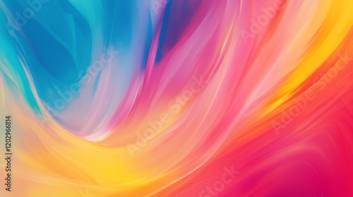 Wallpaper Mural A dynamic abstract gradient background.featuring bold, energetic colors merging dynamically.conveying motion and excitement.ideal for sports and action themes Torontodigital.ca